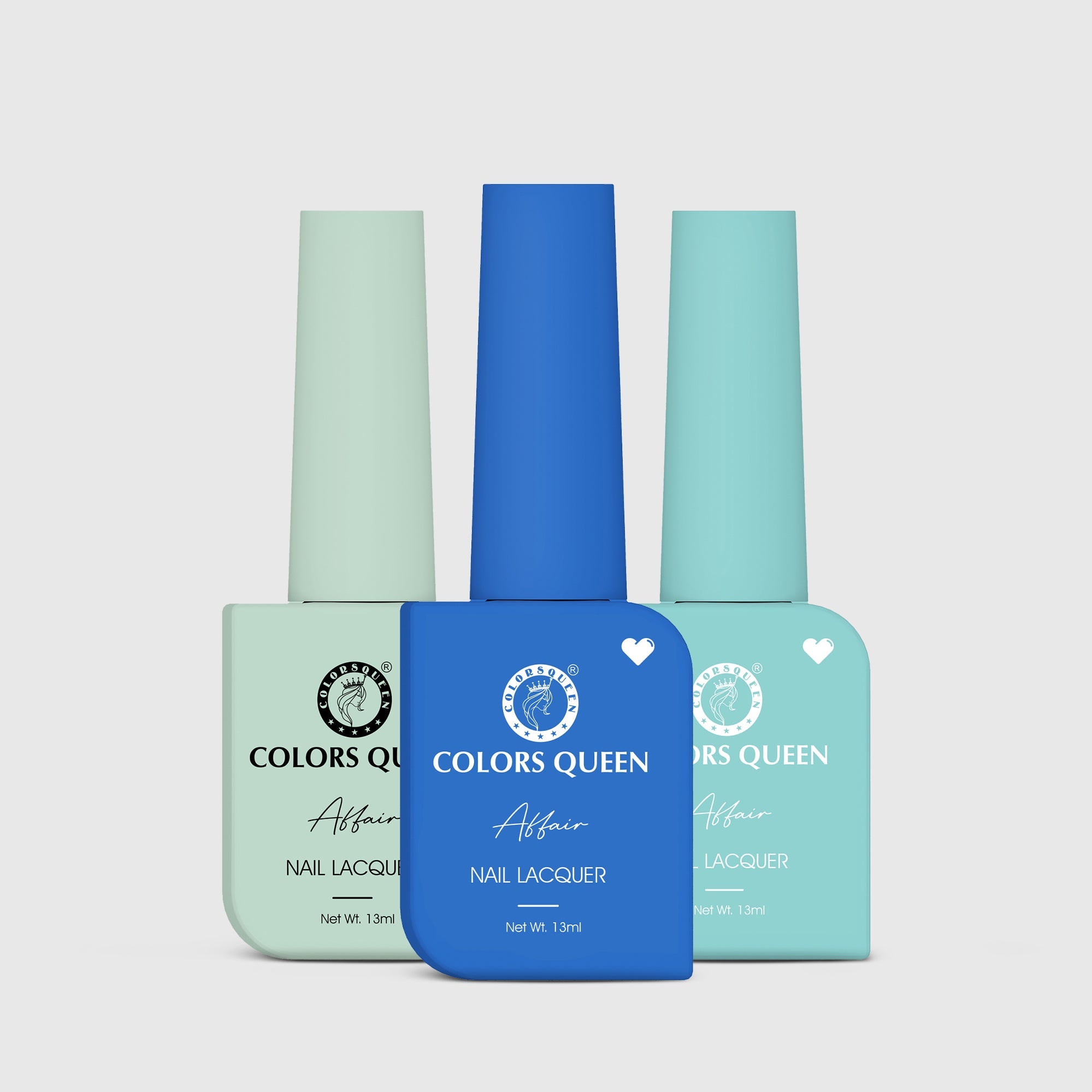 Affair Matte Nail Paint Set of 3 – Highly Pigmented Enamel