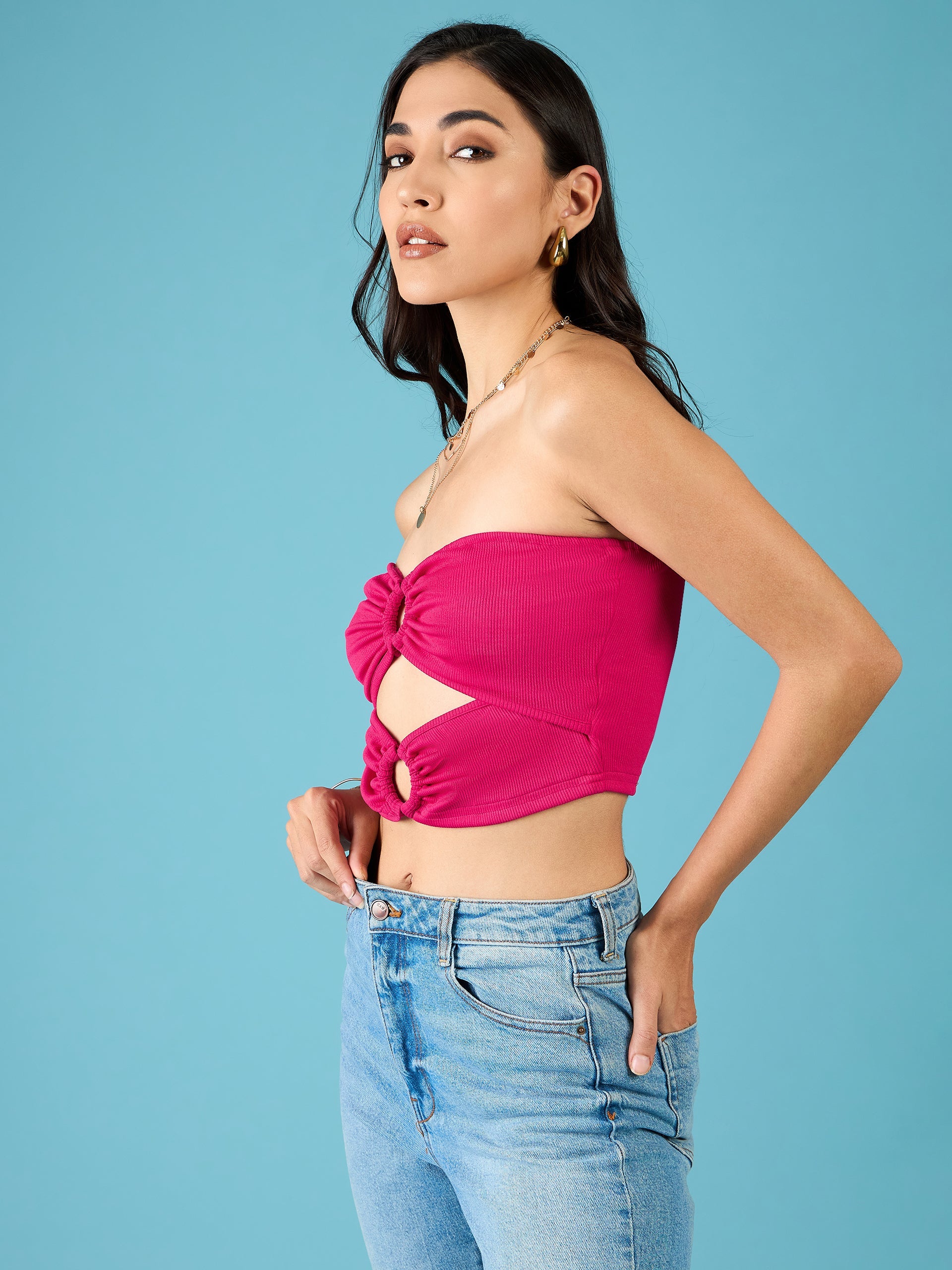 Ring Accent Tube Top