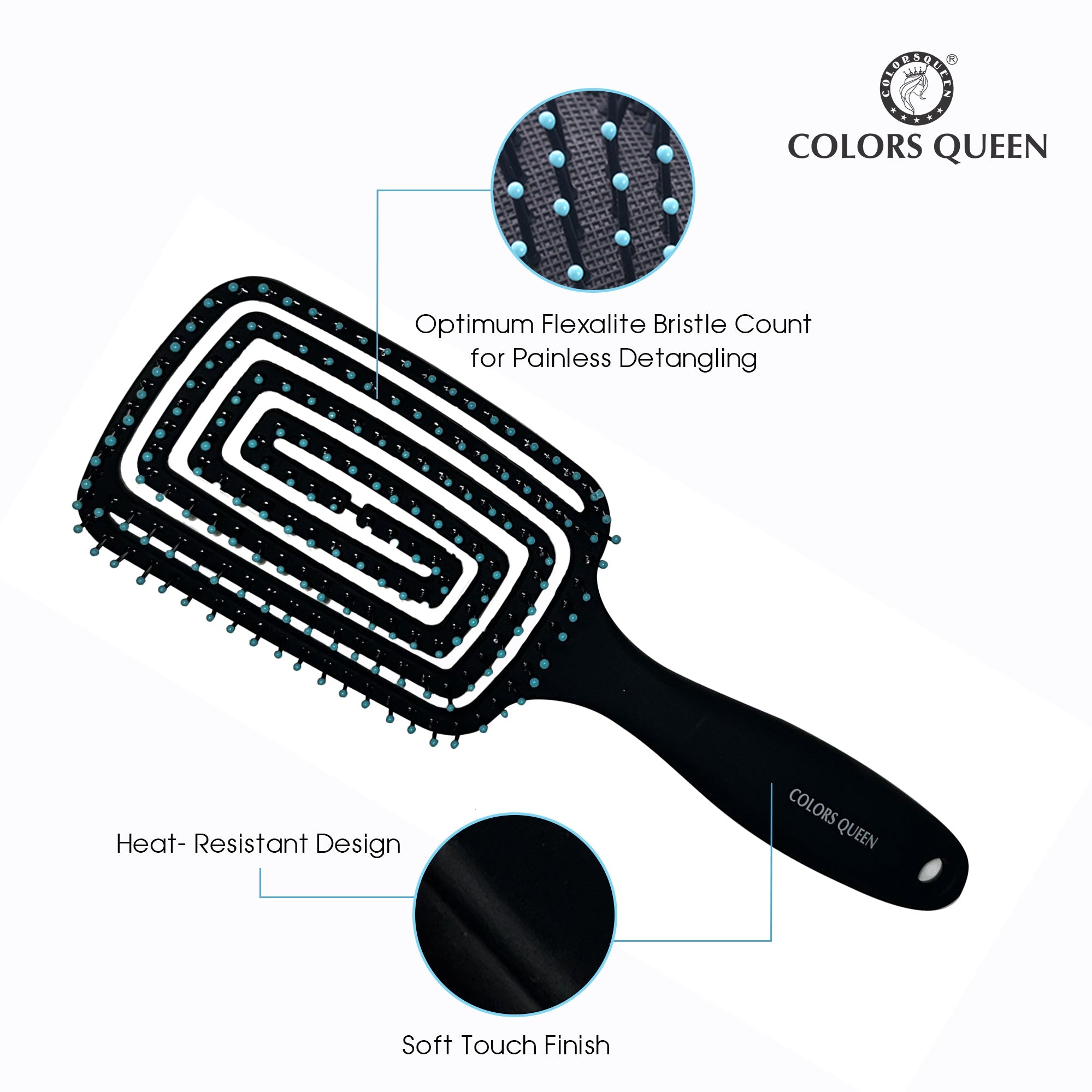 Rectangular Hair Brush | 1 PC
