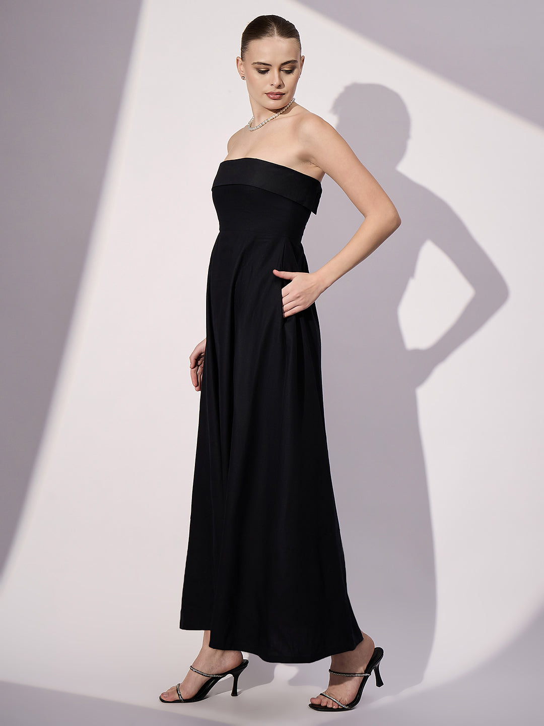 Bandeau Maxi Cotton Dress