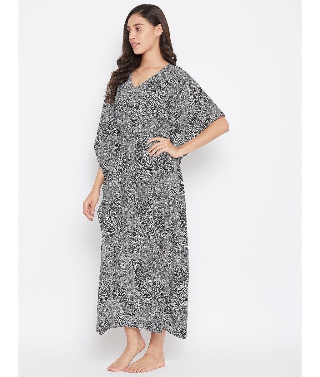 Comfortable Printed Kaftan/Nightie