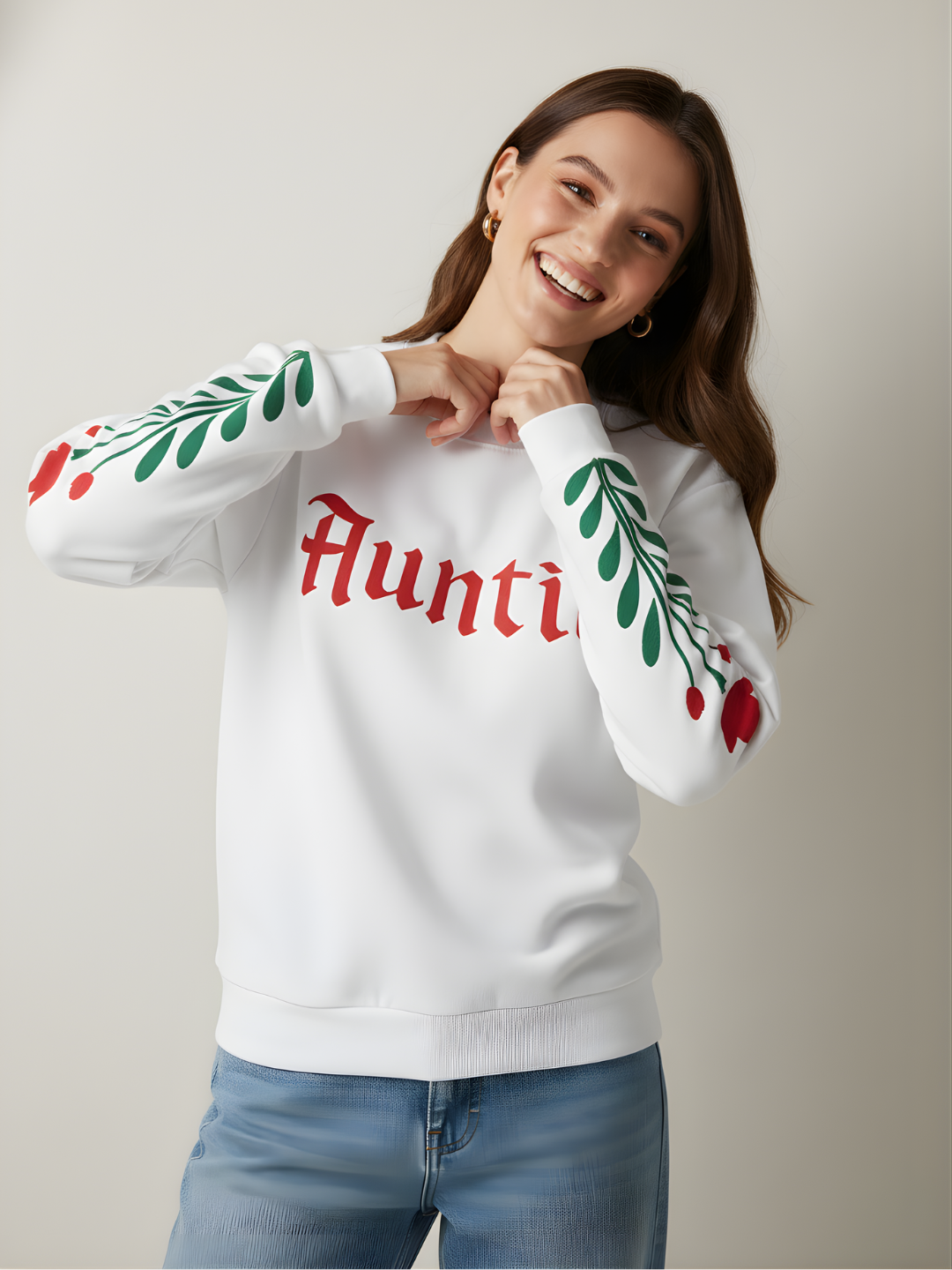 The Alia Auntie Sweatshirt - Pinkkup