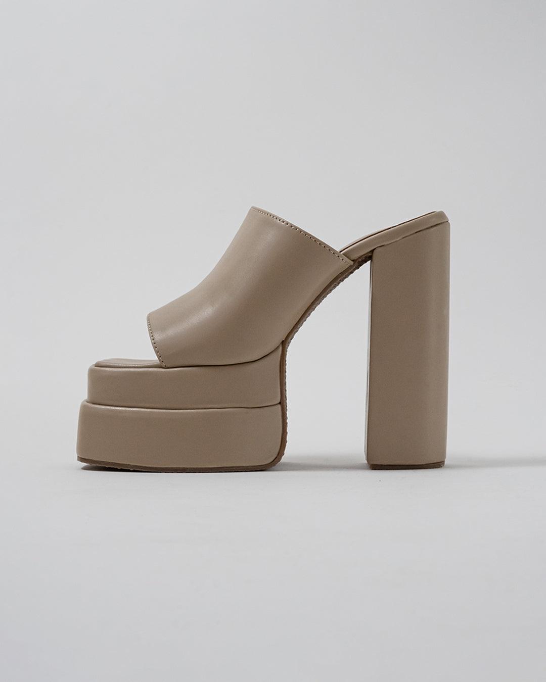 The Statement Heel Mocha