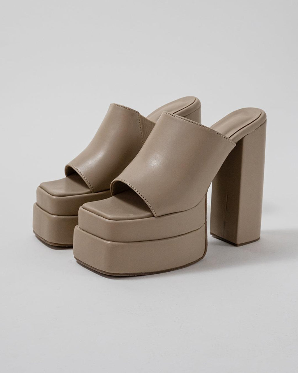 The Statement Heel Mocha