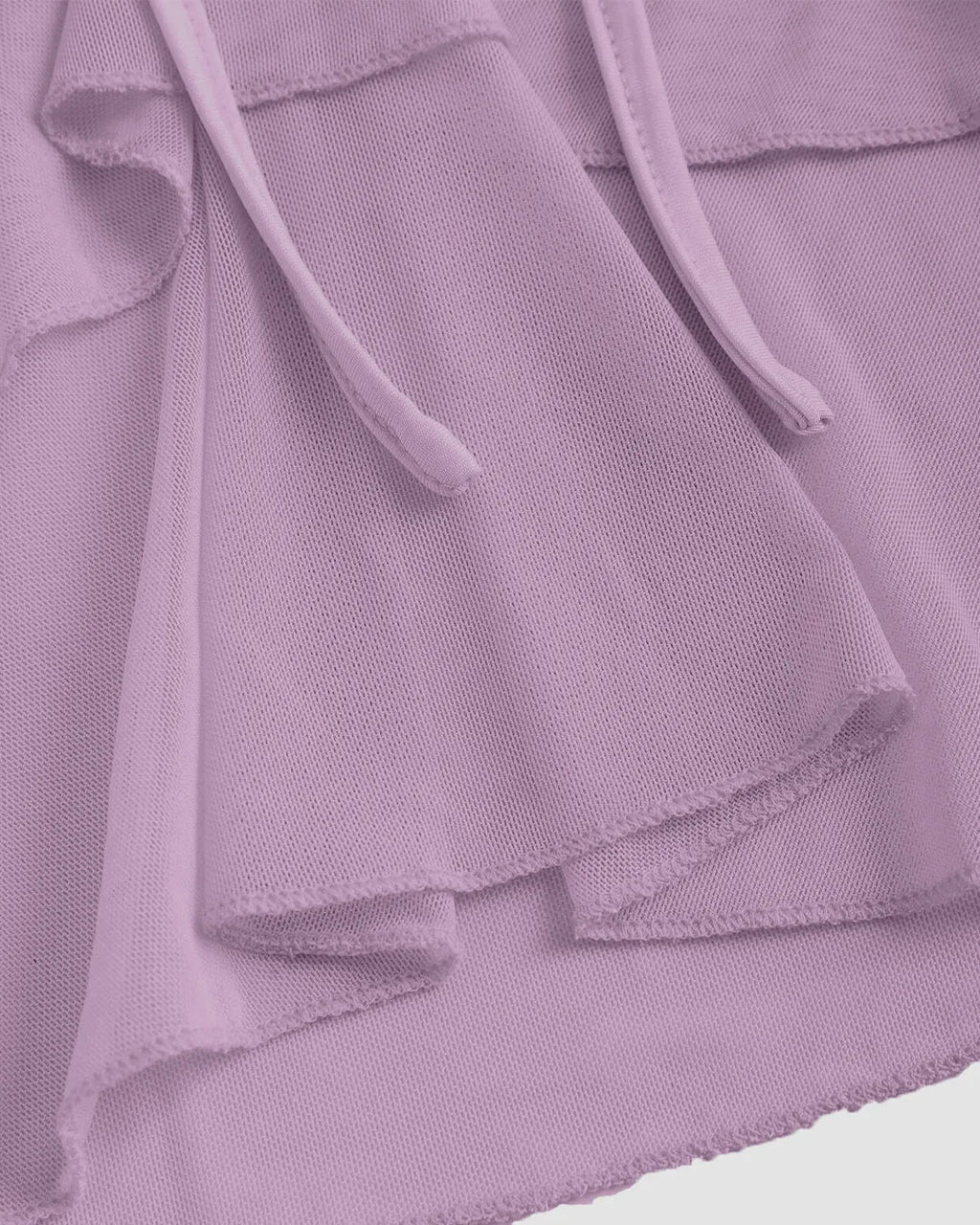 Sweetheart Neck Tiered Halter Top in Lilac