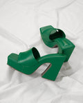 Y2K Trendy comfort platforms Green