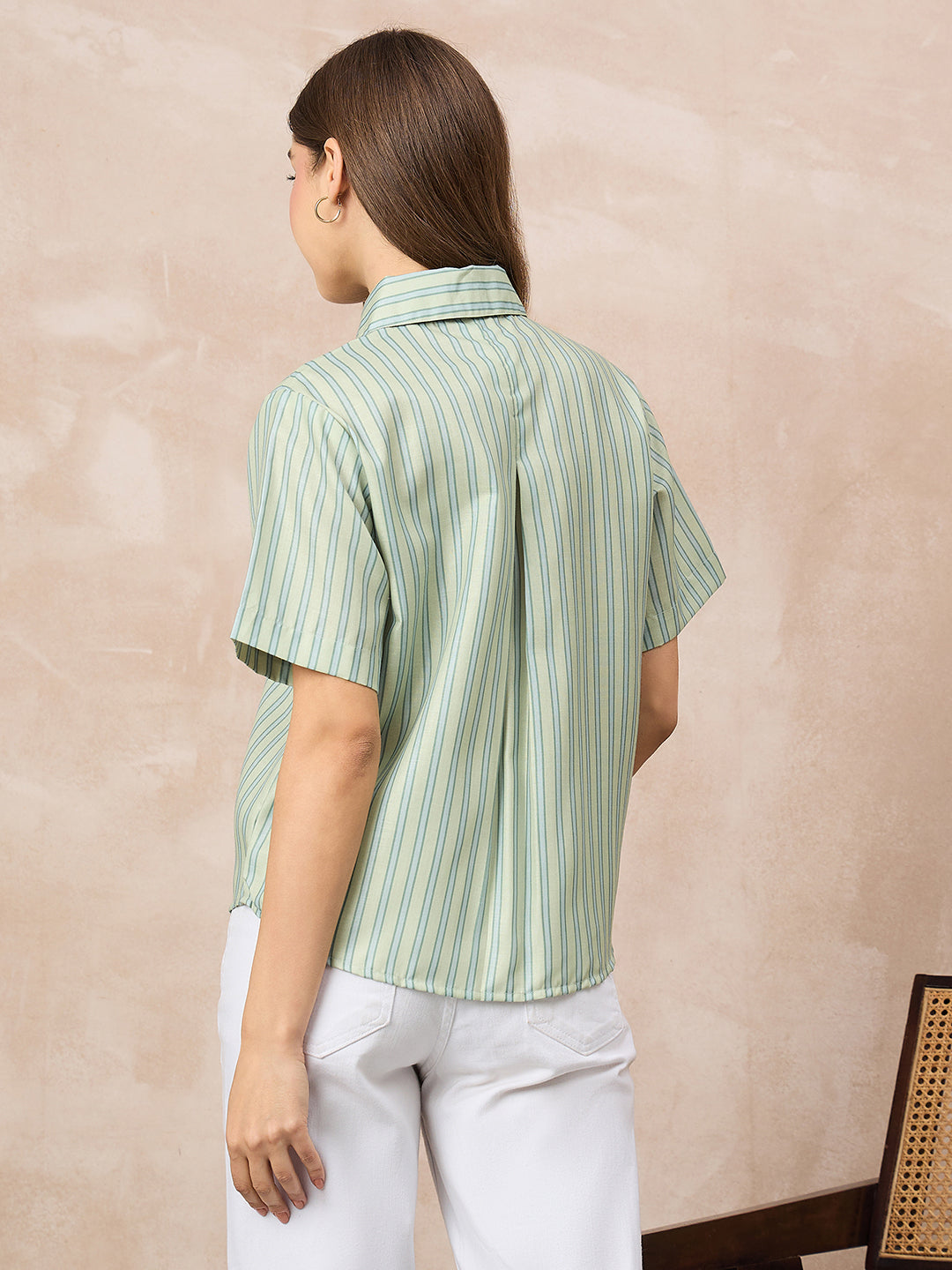 Pure Linen Half Sleeve Shirt