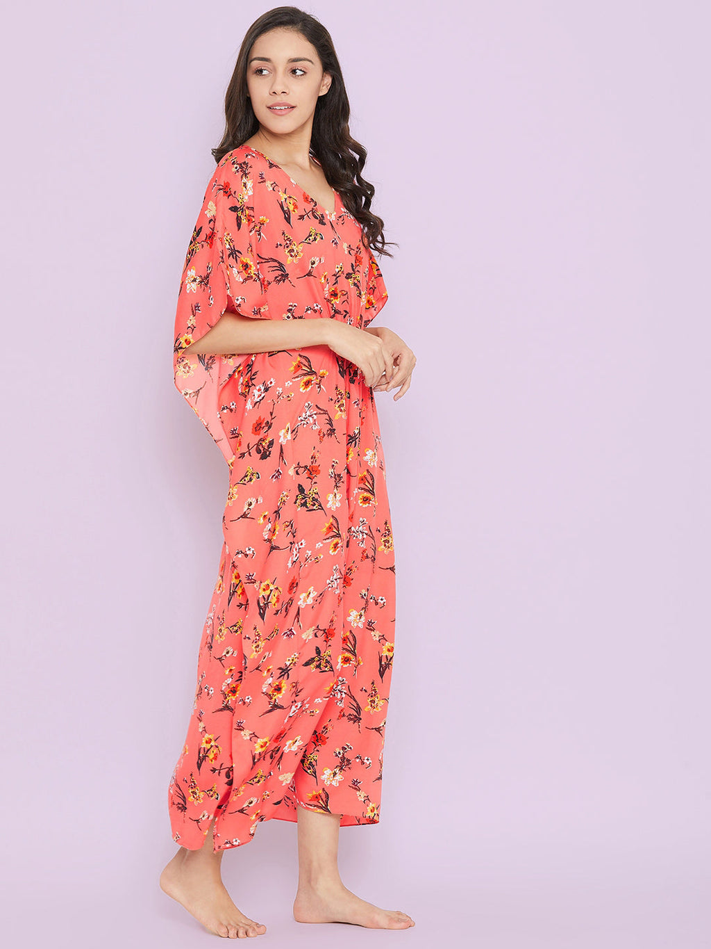 Comfortable Printed Kaftan/Nightie