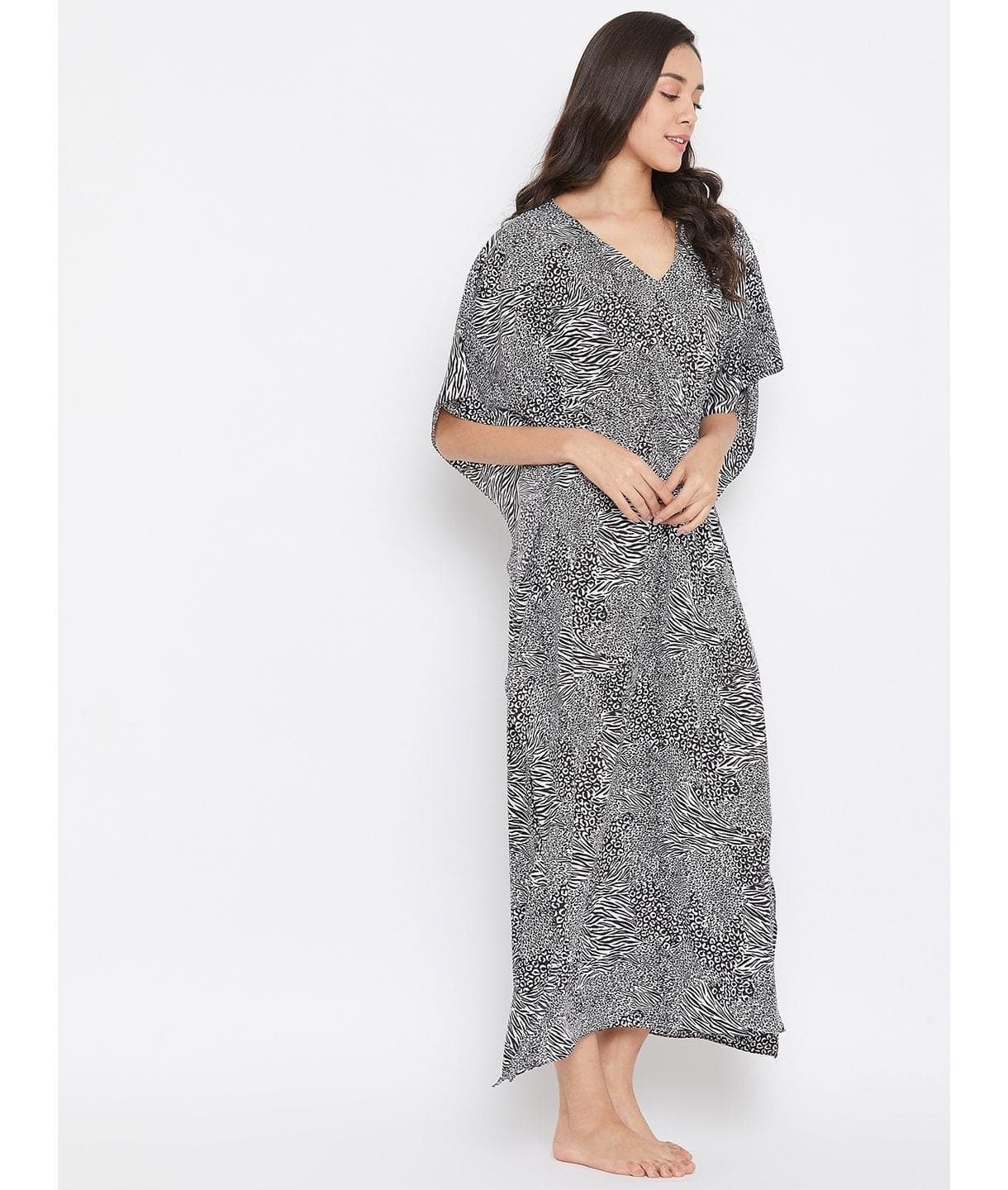 Comfortable Printed Kaftan/Nightie.