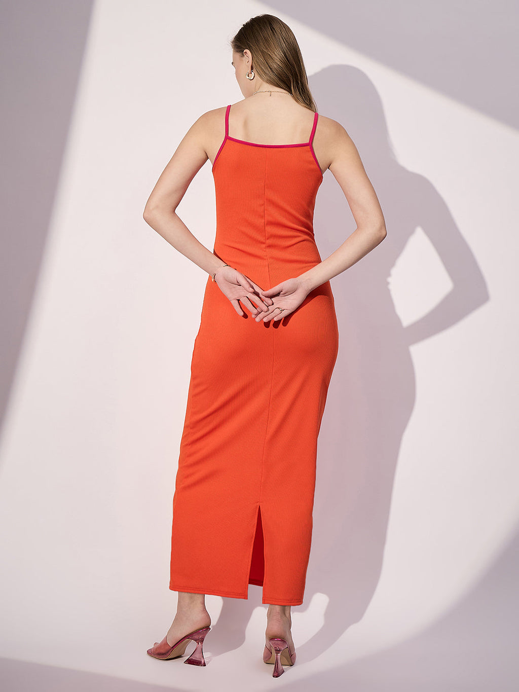 Stretchable Floral Waist Cutout Bodycon Dress