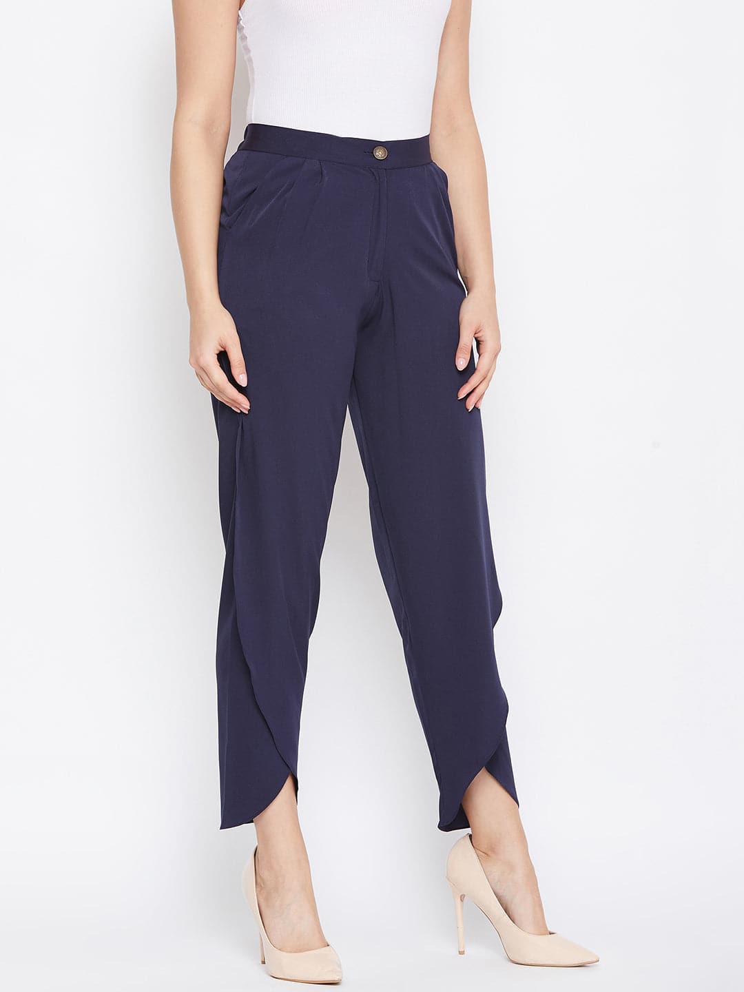 Adjustable Crepe Tulip Pants