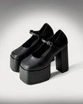 Mary Jane Platform Pump In Black