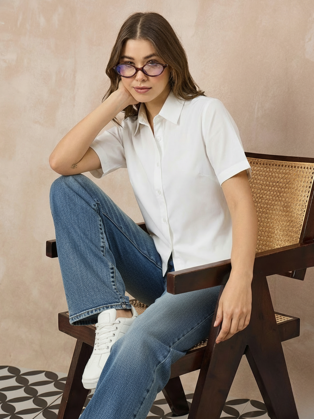 Pure Cotton Half Sleeve Shirt
