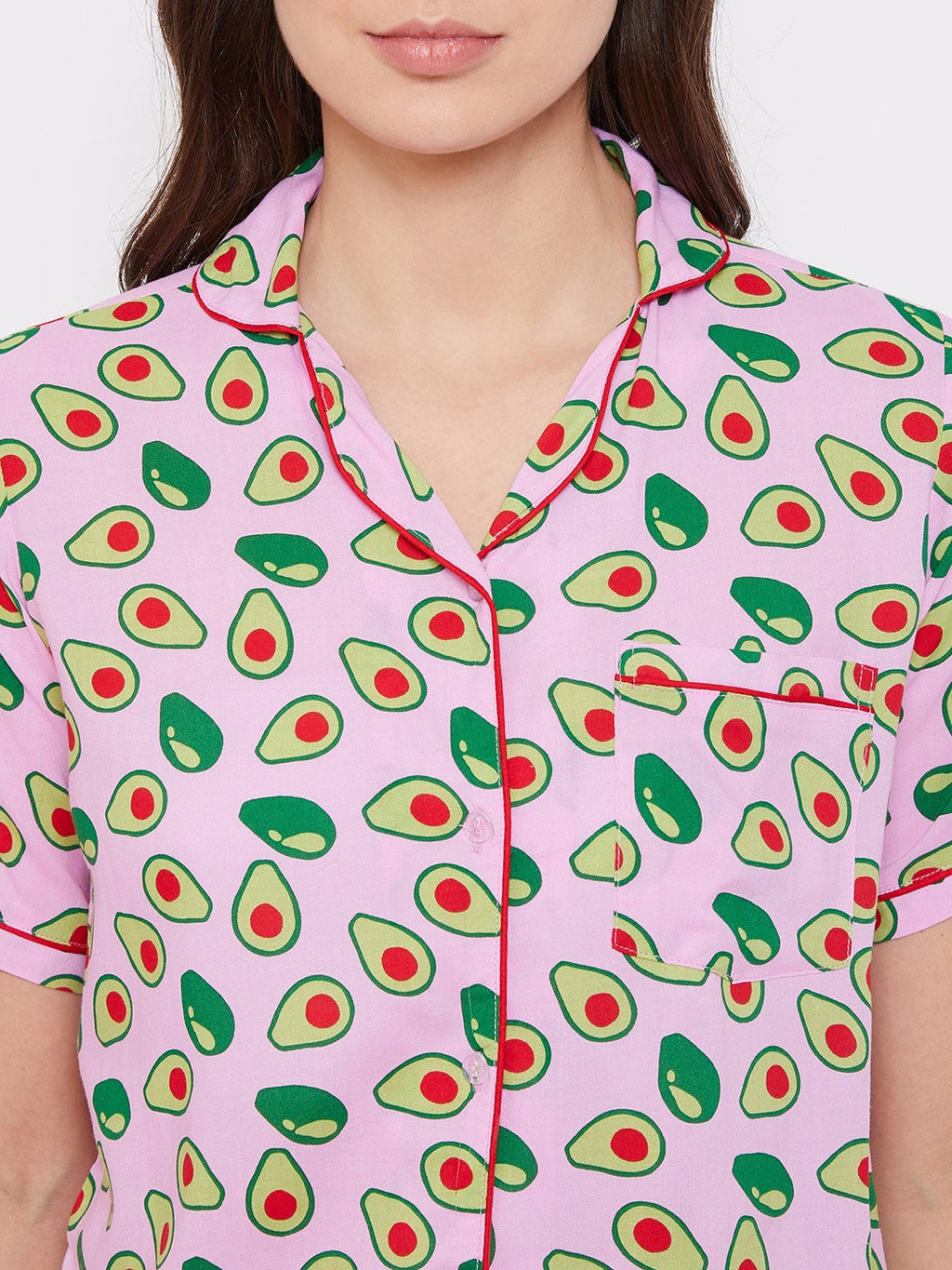 Printed Cotton Night Suit