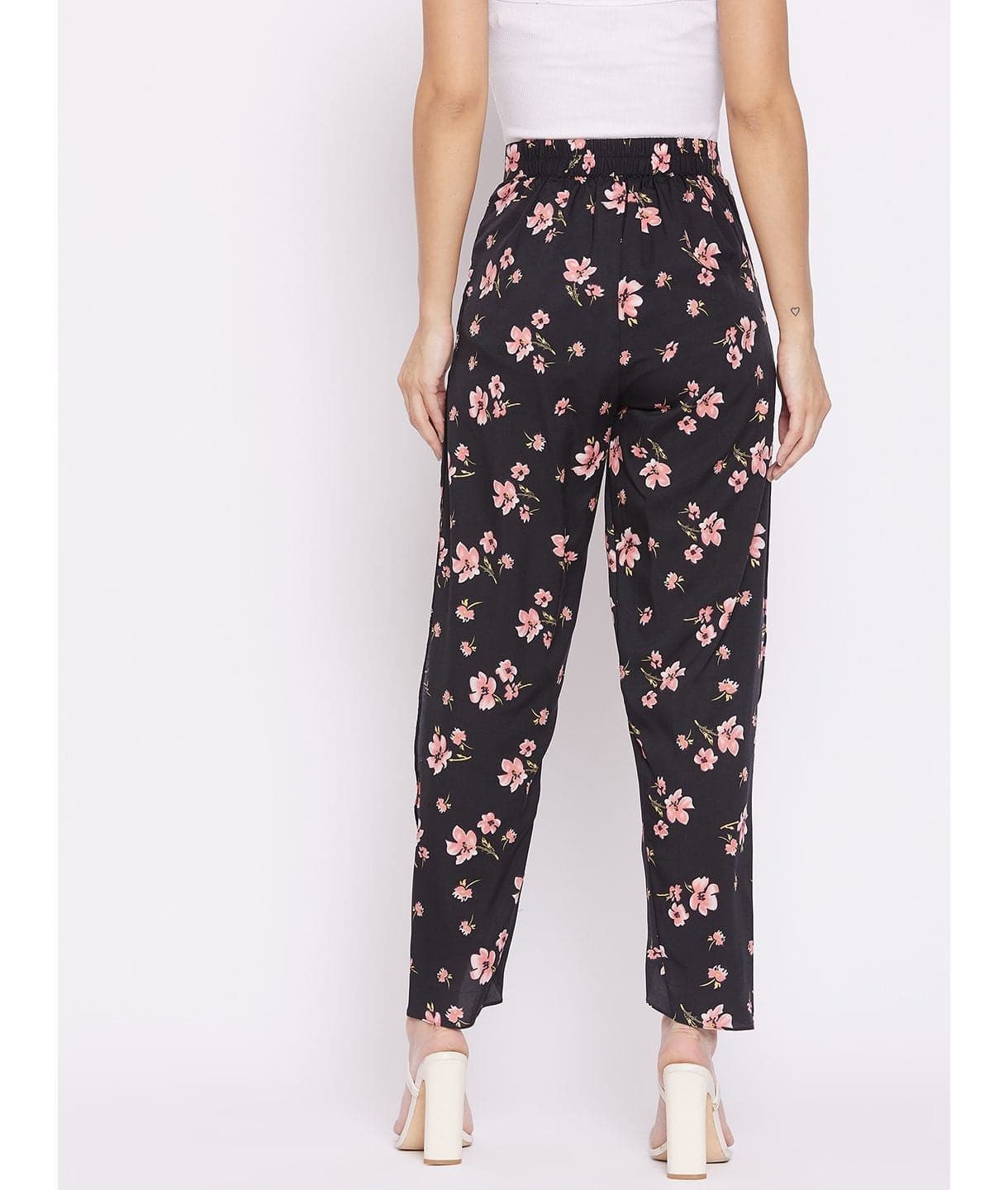 Adjustable Crepe Tulip Pants