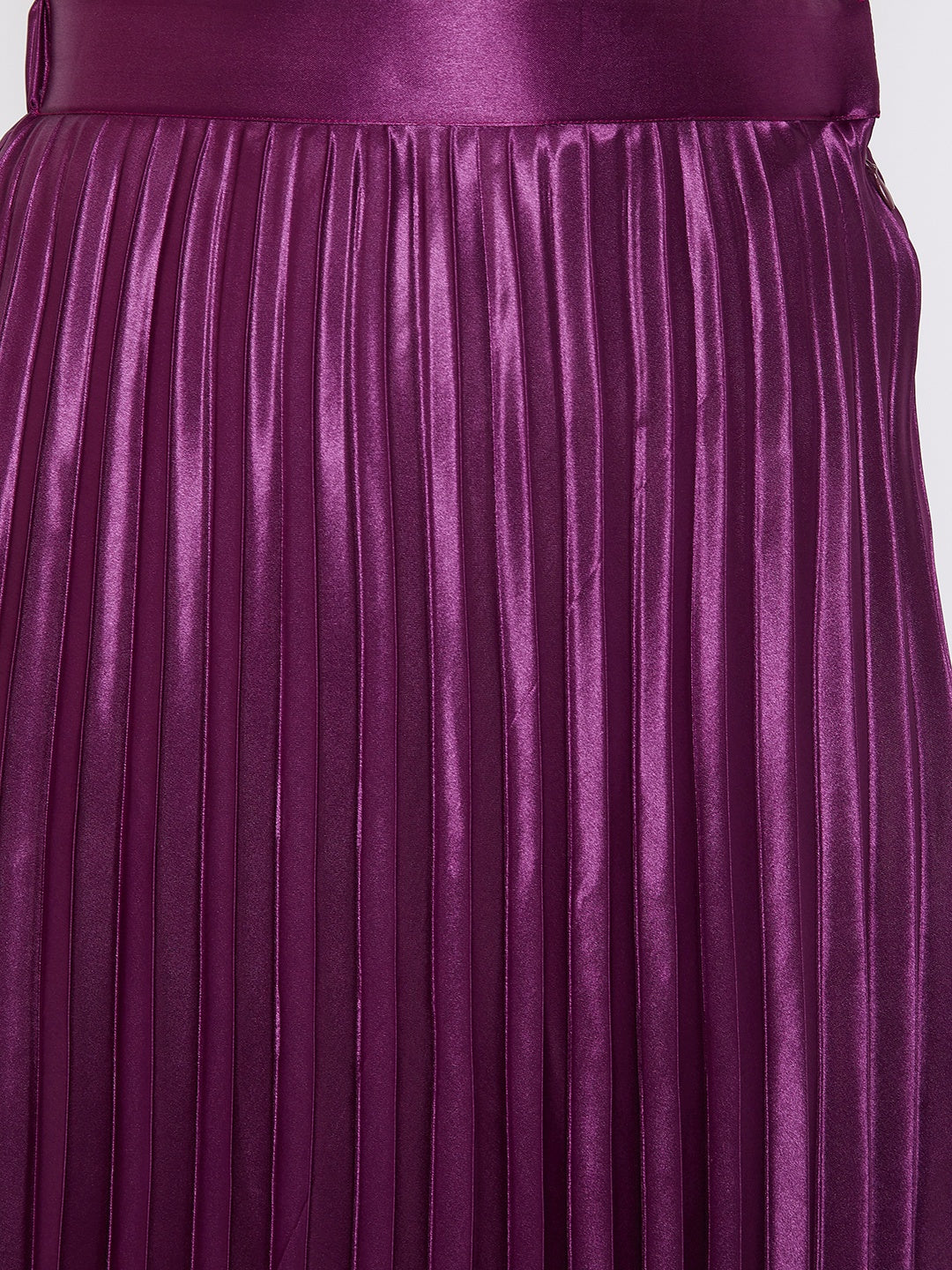 Pleated Midi Skirt