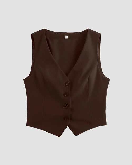 Coco Waistcoat and Wide Leg Trouser Co-Ord Set