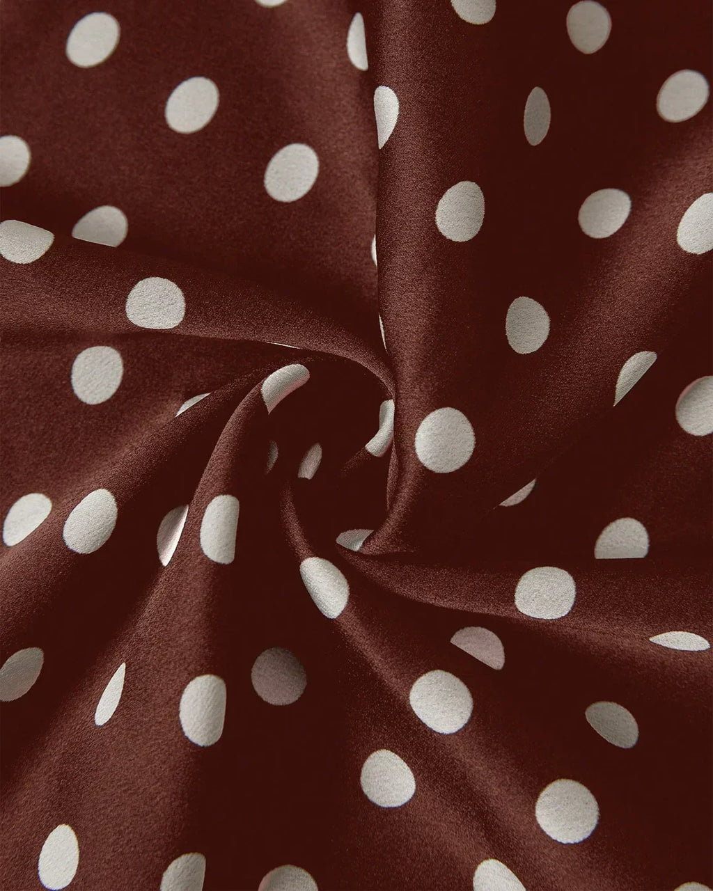 Polka Dot A-Line Long Skirt