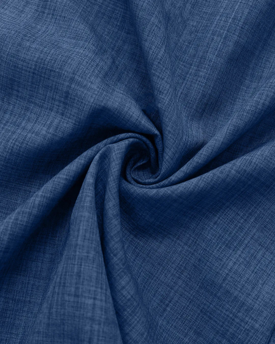 Blue V-Neck Button-Down Bow Back A-Line Midi Dress Curve & Plus