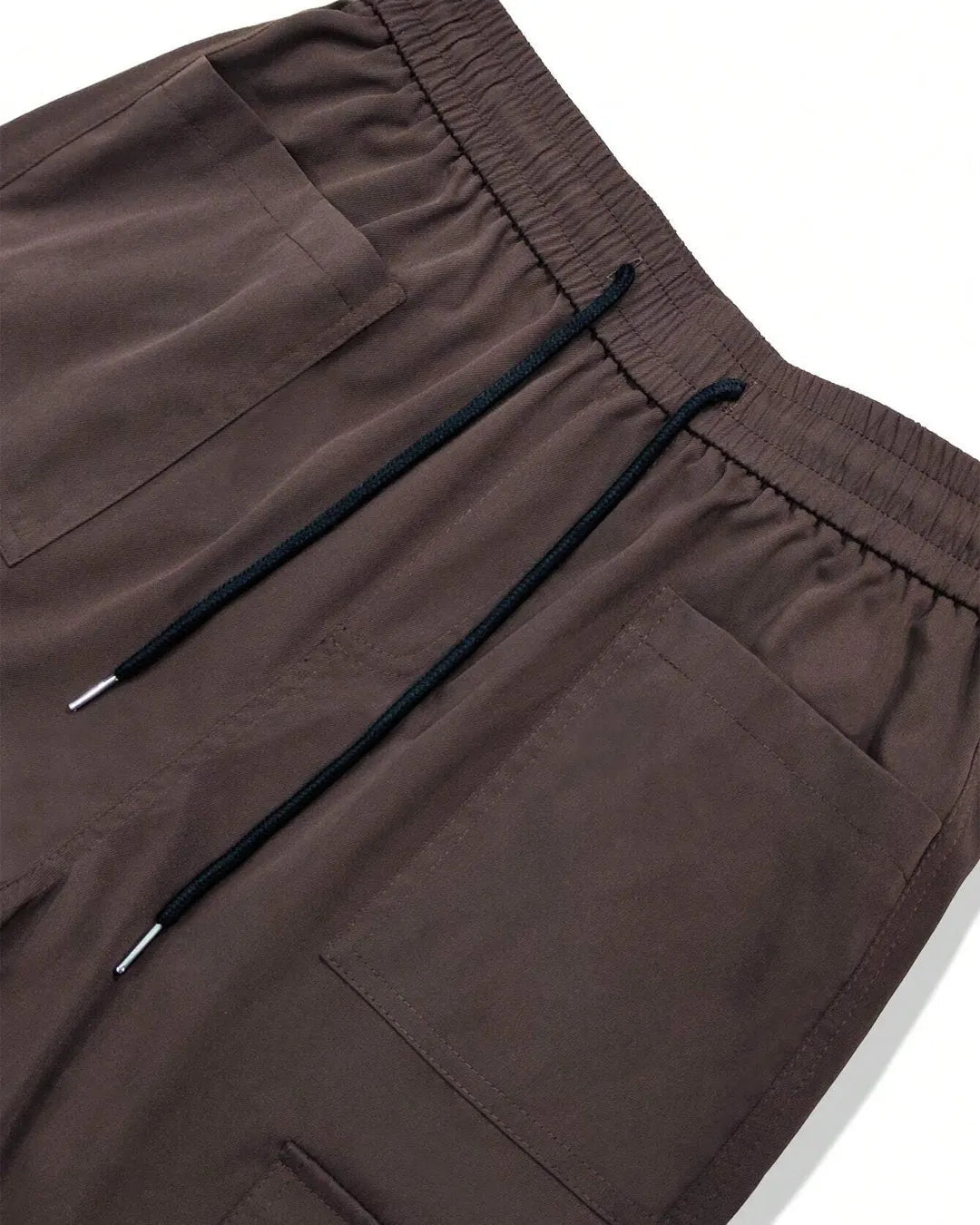 Men Brown Straight Leg Cargo Pants