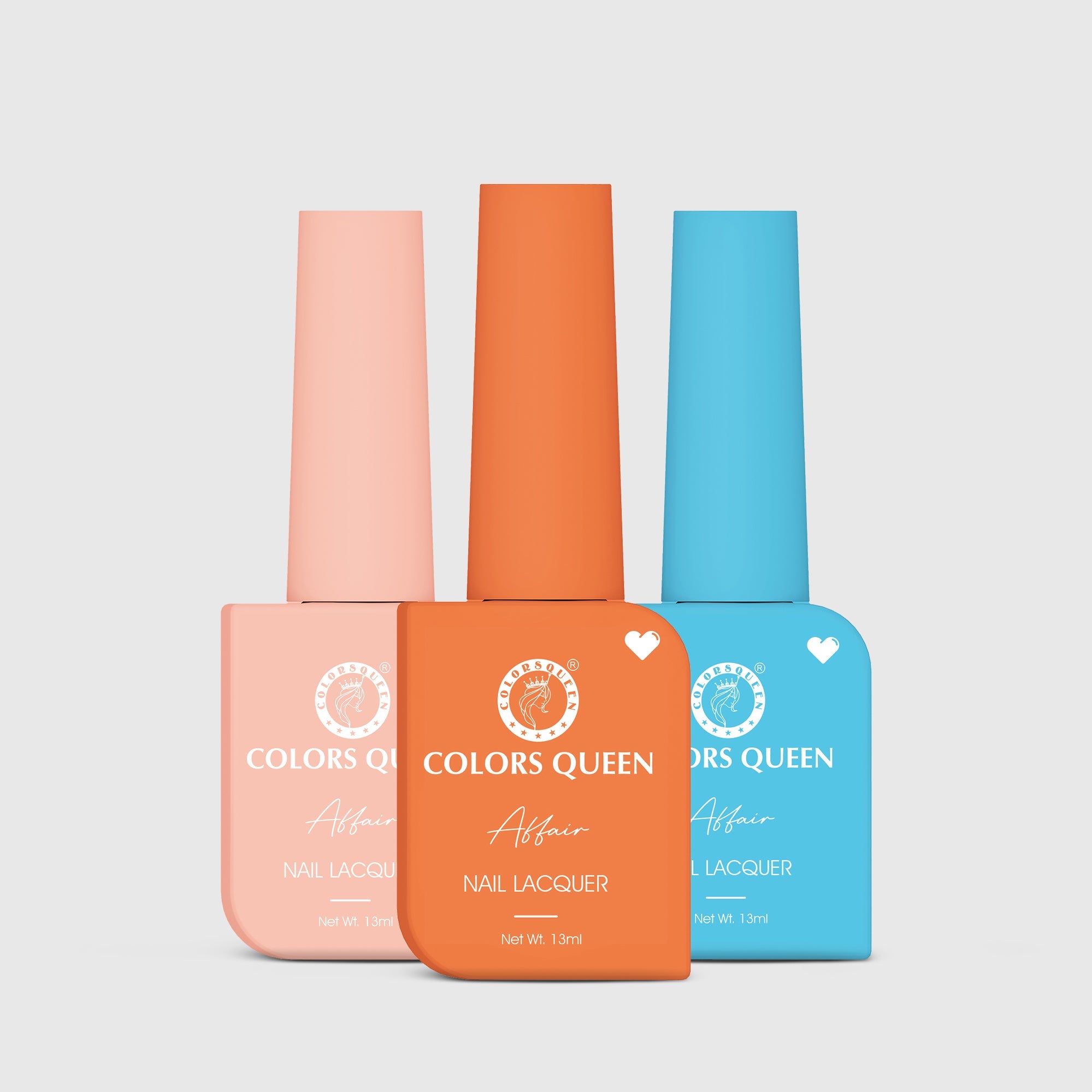 Affair Matte Nail Paint Set of 3 – Highly Pigmented Enamel