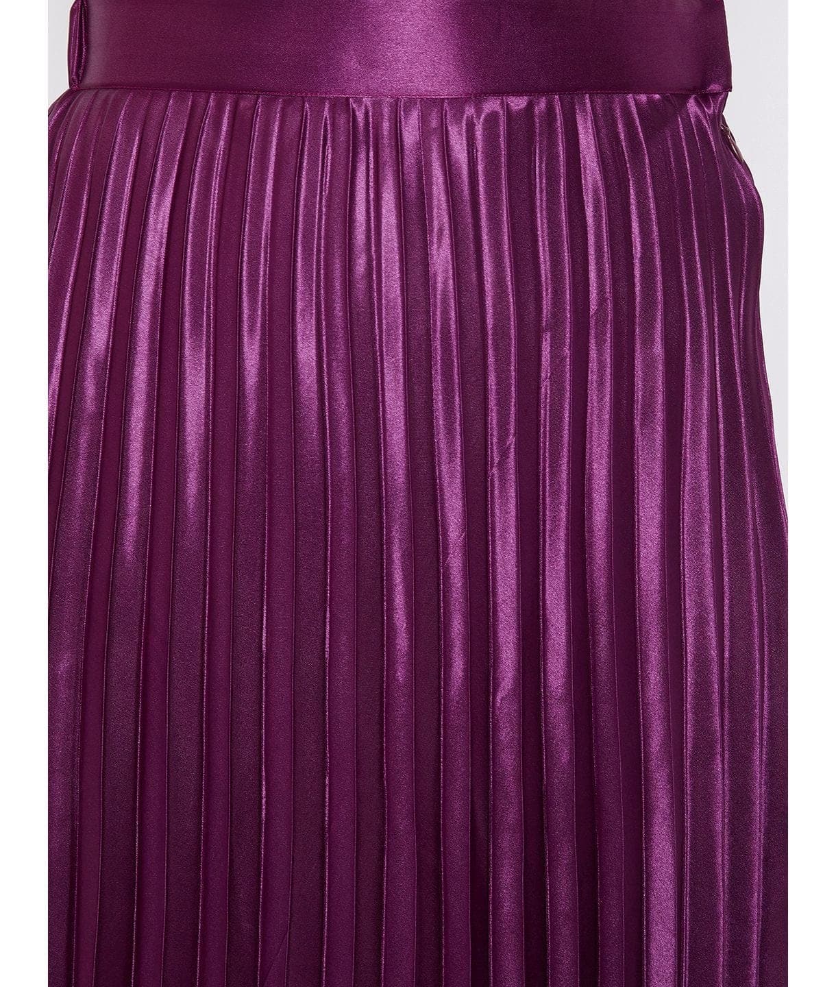 Pleated Midi Skirt