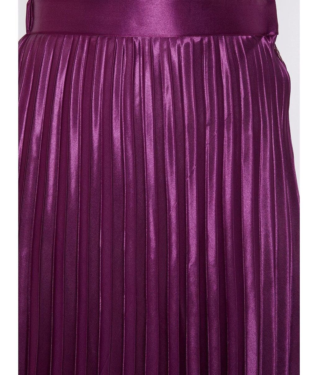 Pleated Midi Skirt