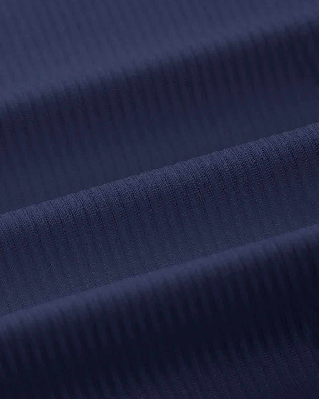 Navy Blue Ribbed Button-Down Sleeveless Top