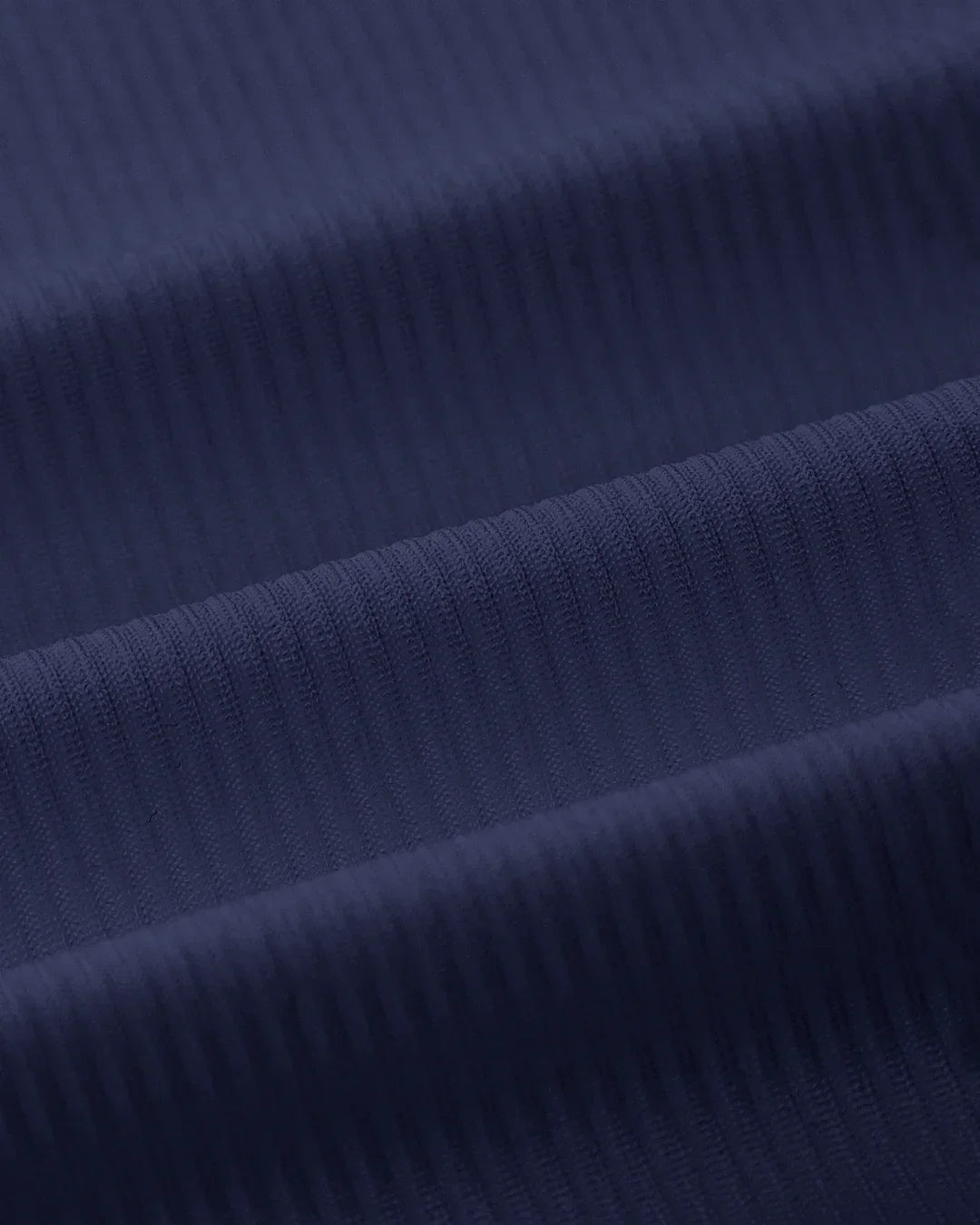 Navy Blue Ribbed Button-Down Sleeveless Top