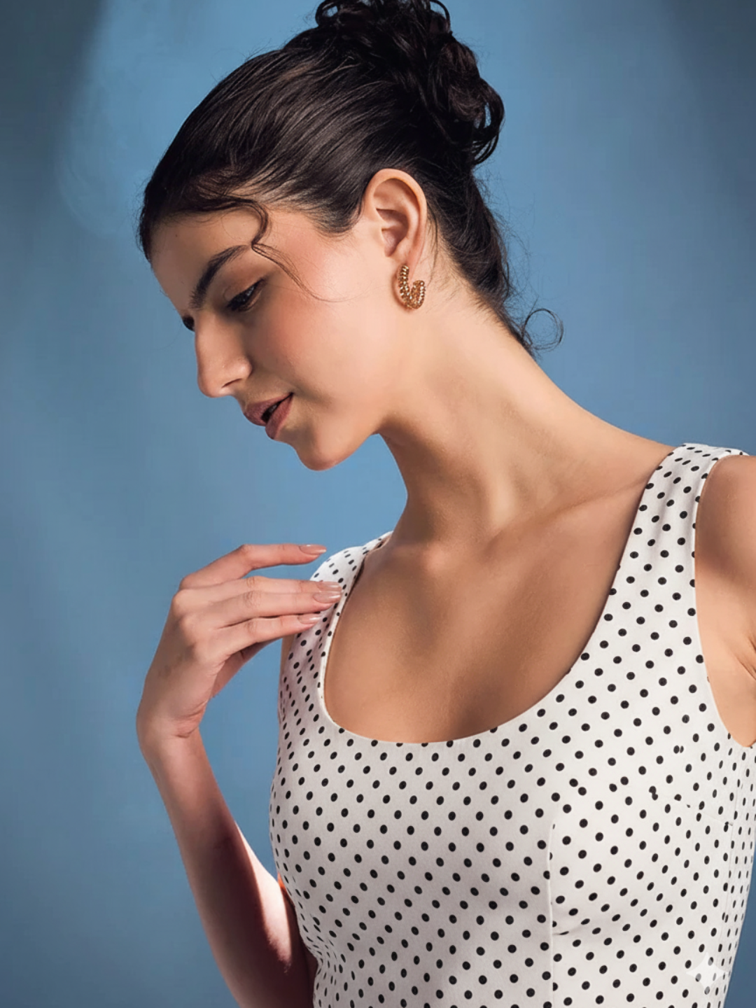 Stretchable Corset Fit & Flare Midi Dress