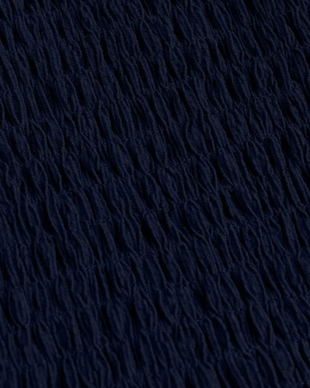 Off Shoulder Crop Top And Wide Leg Pant In Navy Blue