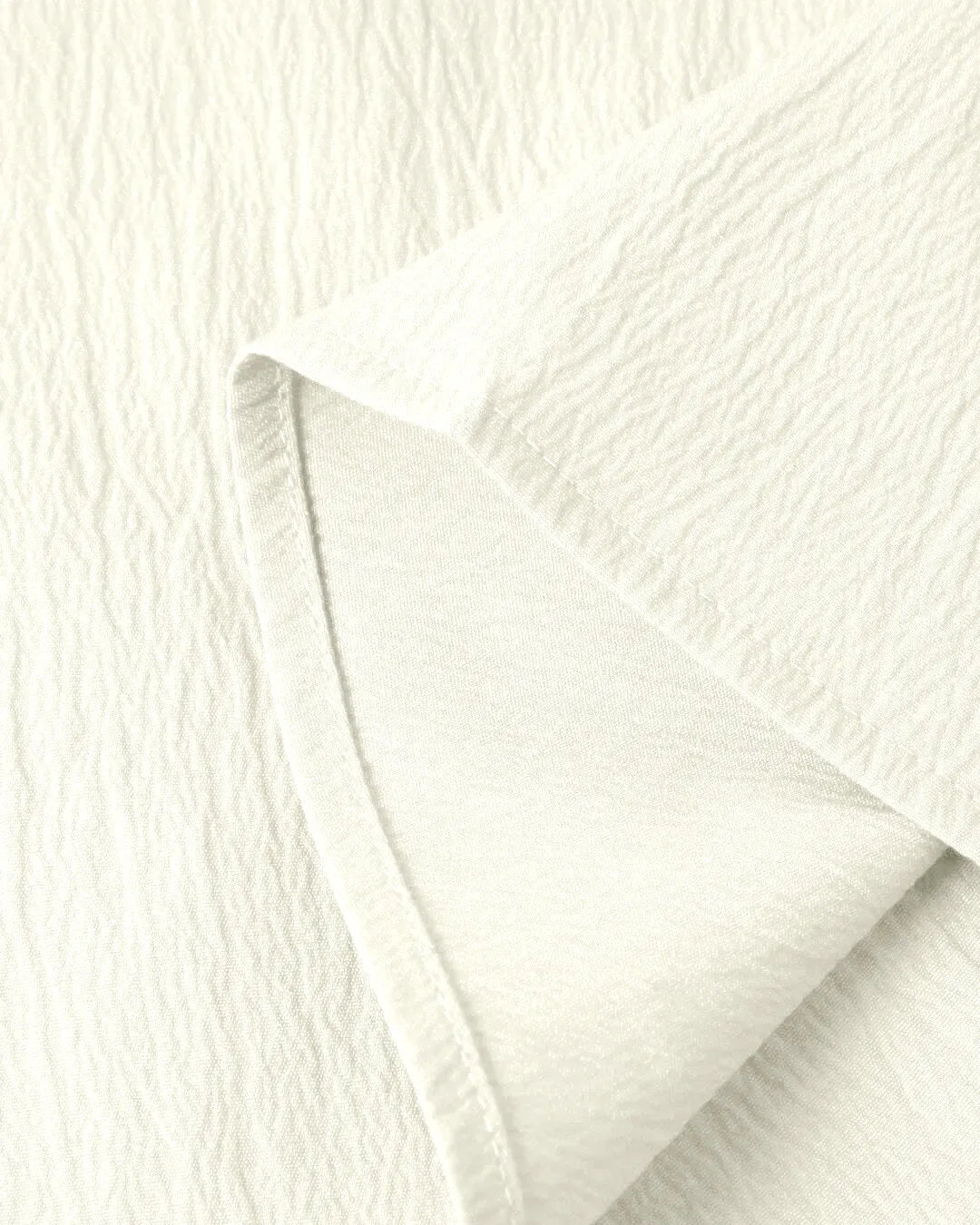 Solid Color Criss Cross Strap Ruffle Skirt In Cream