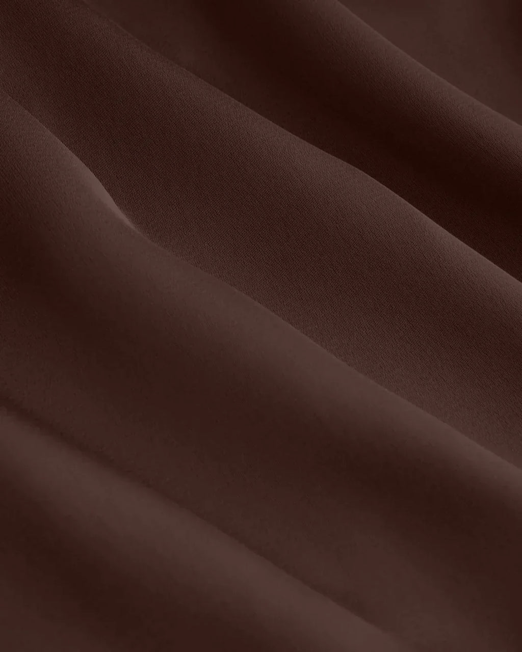 Satin Collared Button Down Full Sleeve Shirt in Brown