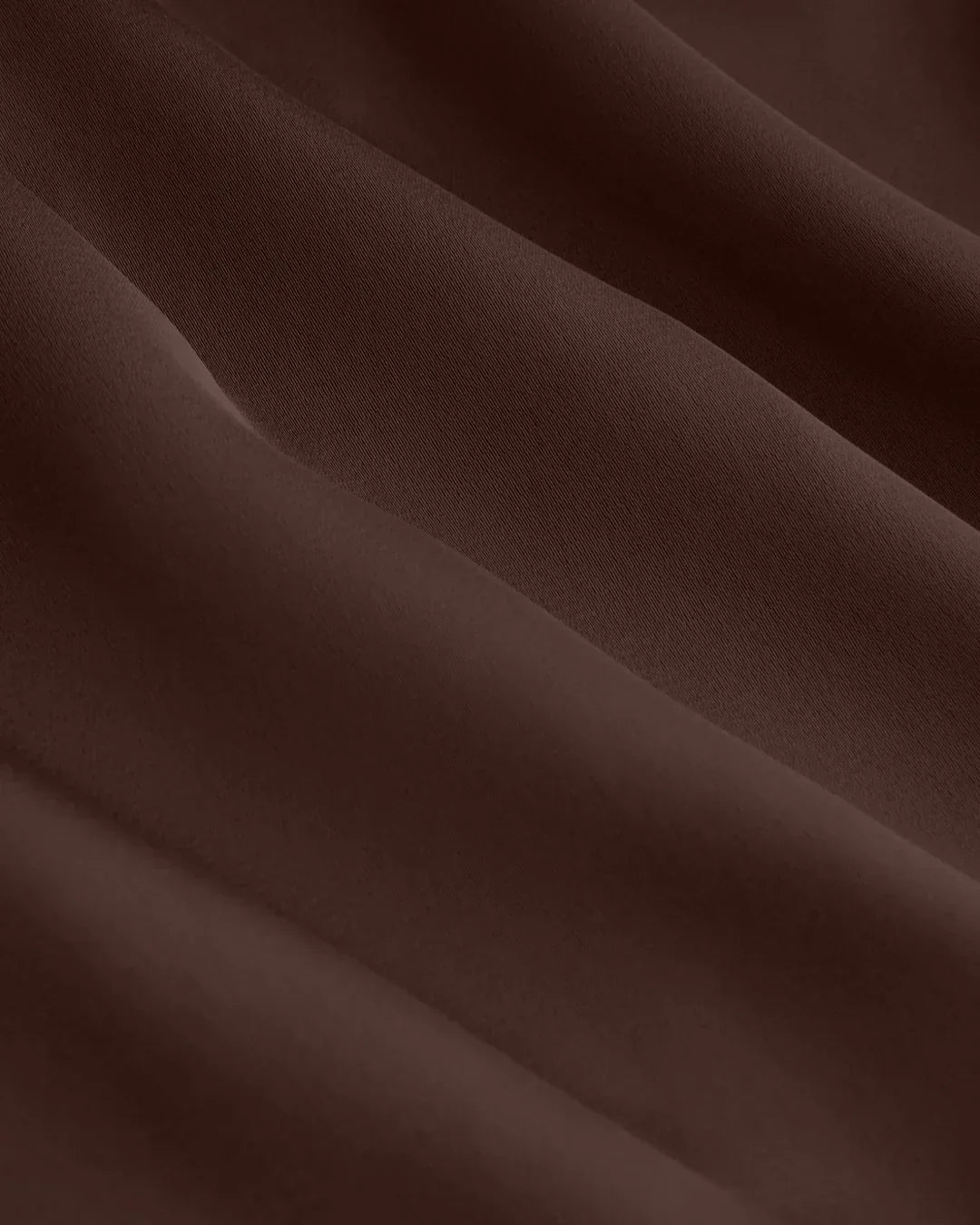 Satin Collared Button Down Full Sleeve Shirt in Brown