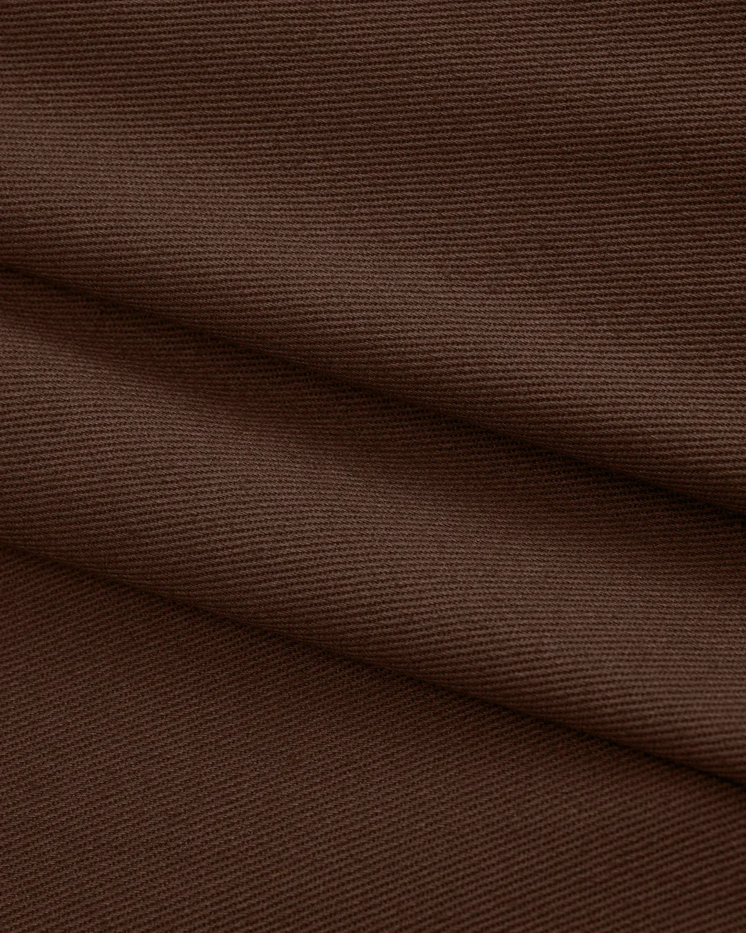 Collared Button Front Crop Shirt in Chocolate Fondae