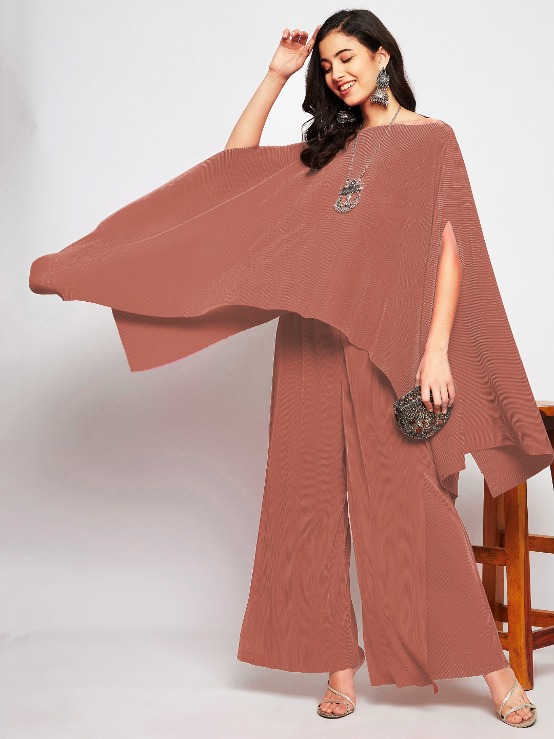 Wear Anyway Pleated Top - Pinkkup
