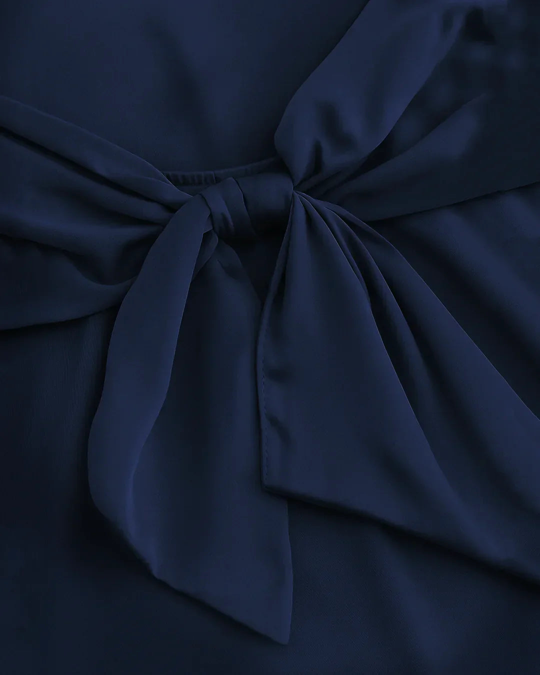 Scoop Neck Backless Bodycon Dress in Navy Blue