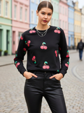 Printed Sweatshirt - Pinkkup