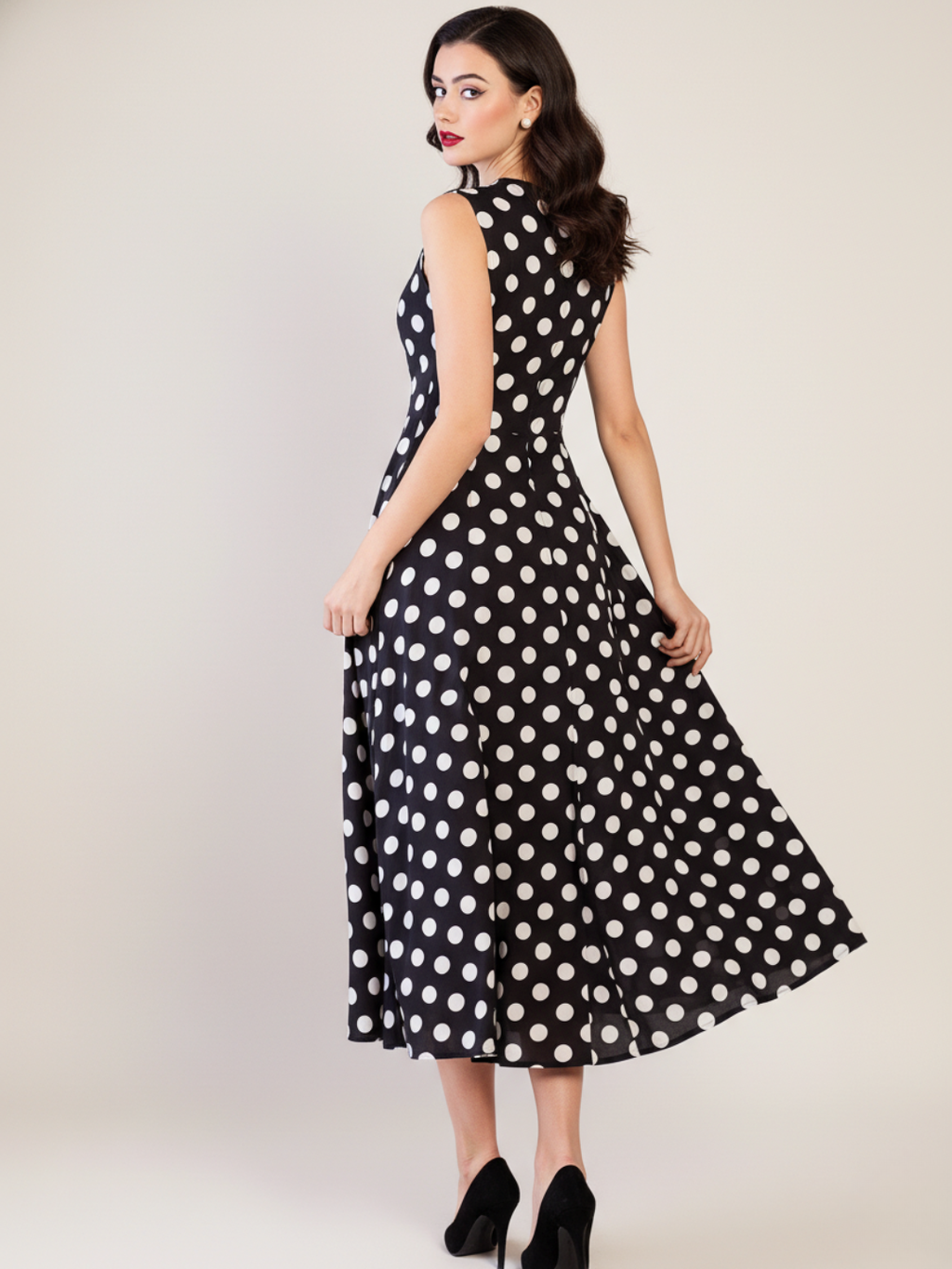 Pure Cotton Panelled Midi Dress