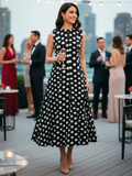 Pure Cotton Panelled Midi Dress - Pinkkup