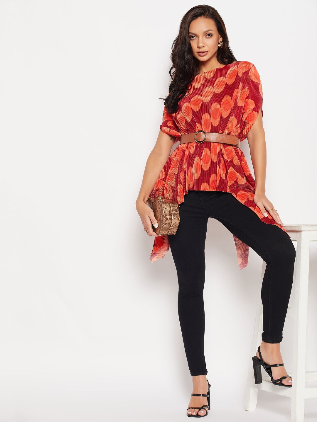 Wear Anyway Pleated Top - Pinkkup