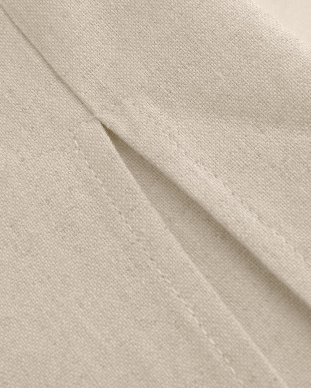 Linen-blend Mid Rise Solid Midi Skirt Without Belt In Apricot