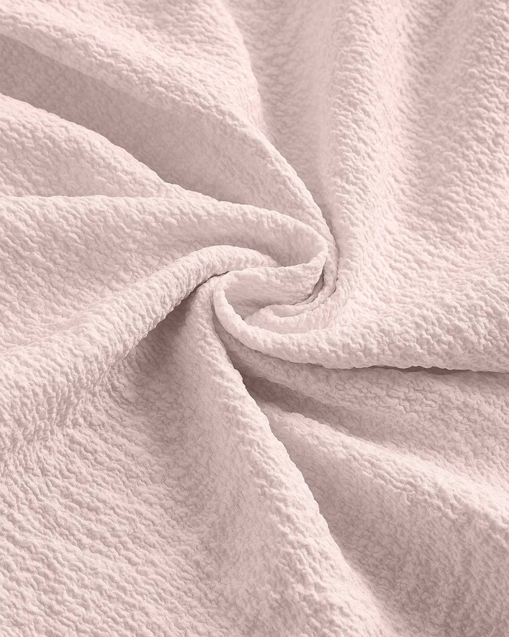 Square Neck Puff Sleeve A-Line Mini Dress in Powder Pink