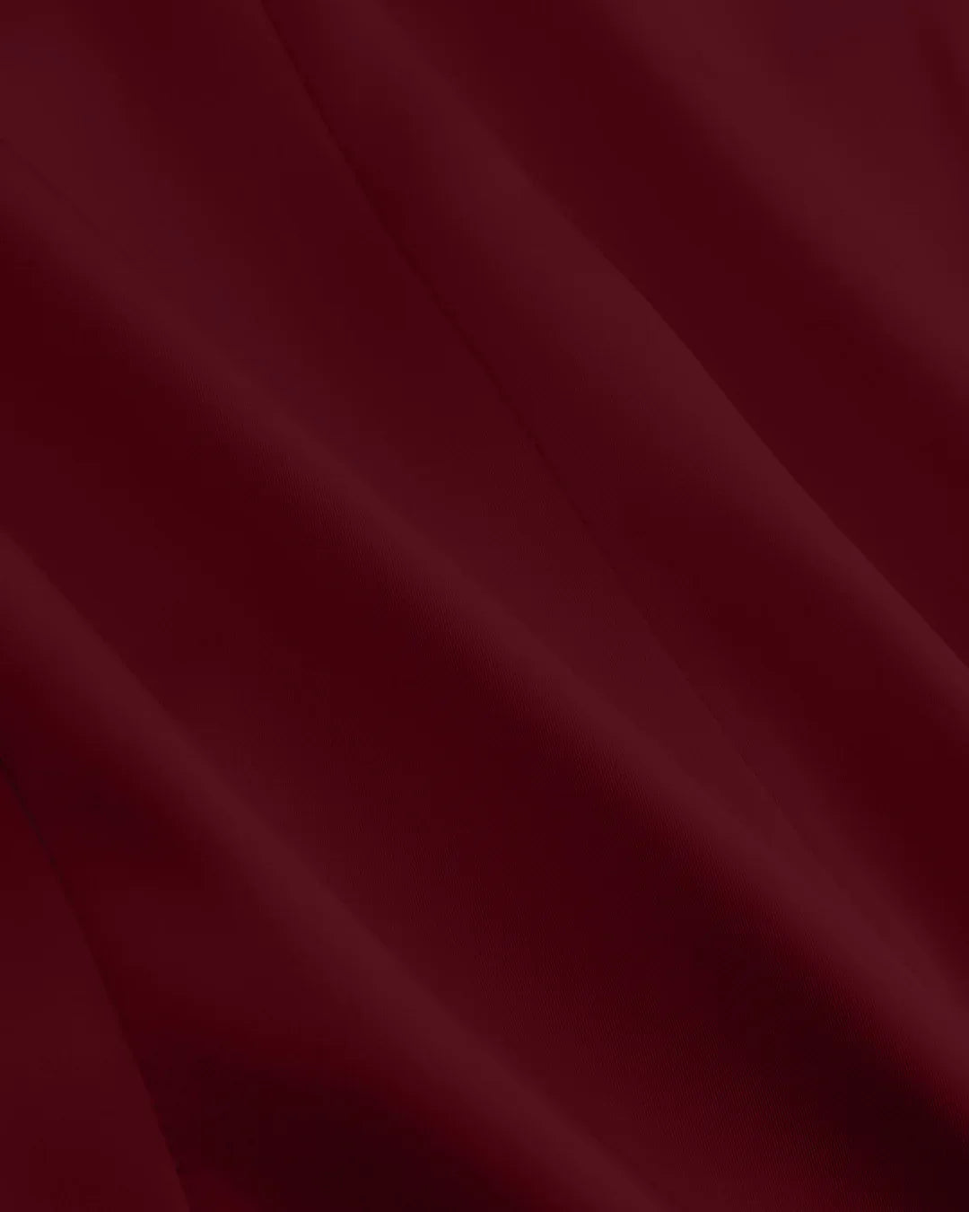 Satin V-neck Solid Button Vest in Red