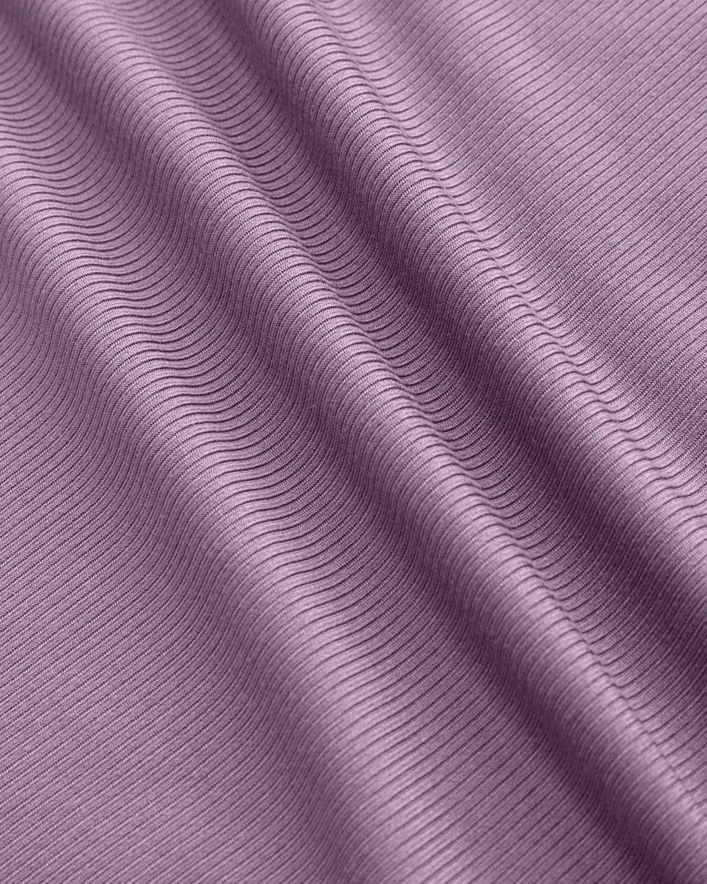 Ruched Short-Sleeve Cowl Neck Top In Lilac