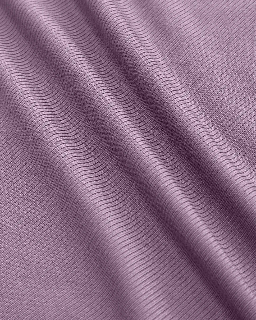Ruched Short-Sleeve Cowl Neck Top In Lilac