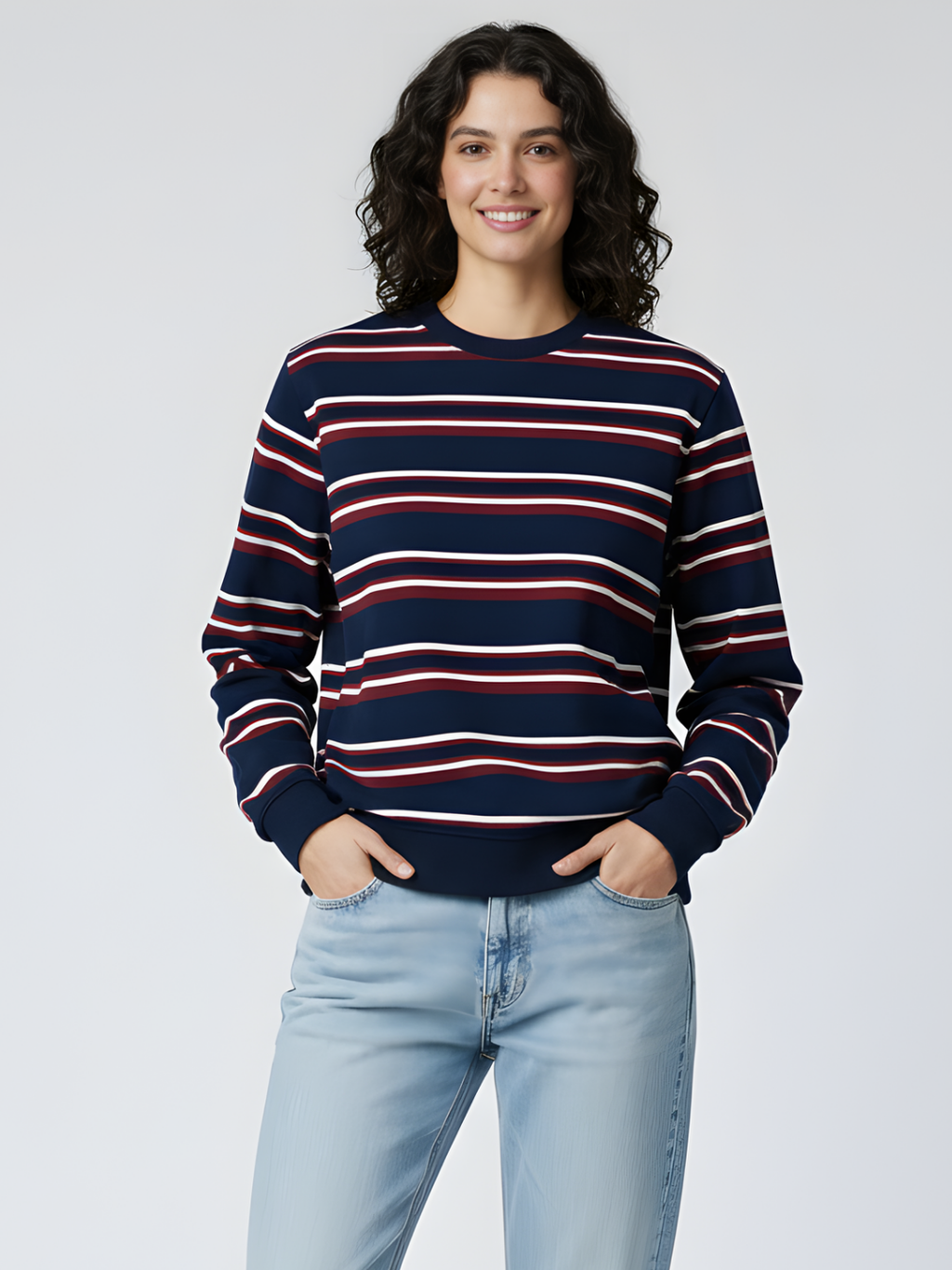 Printed Sweatshirt - Pinkkup