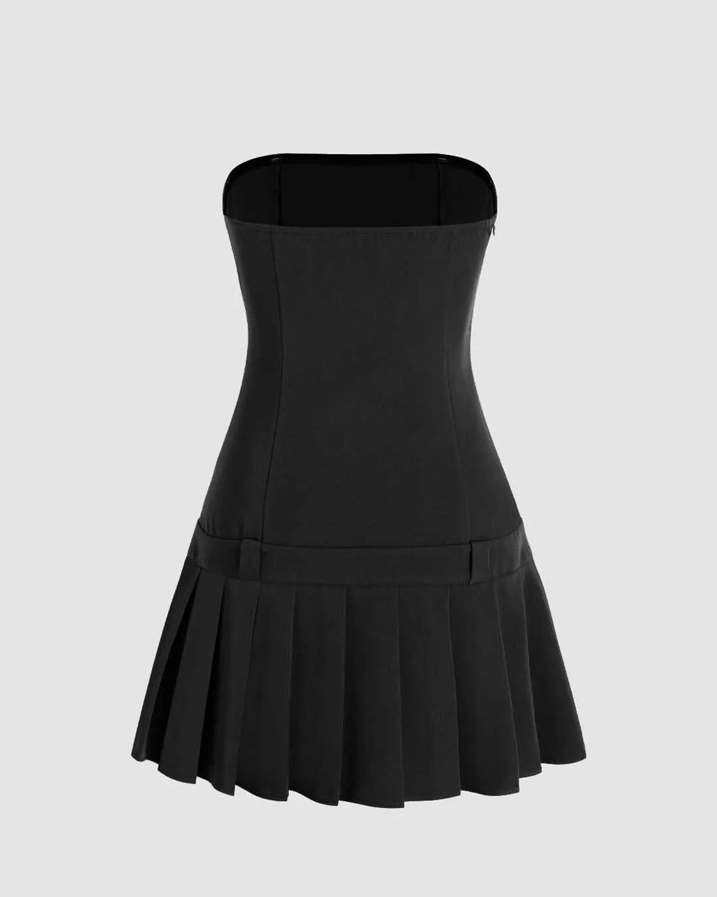 Off Shoulder Pleated Cocktail Dress