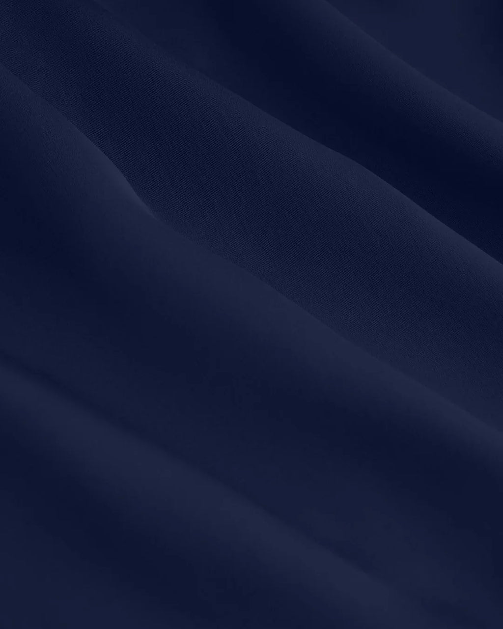 Navy Blue Satin Collared Full Sleeve Shirt