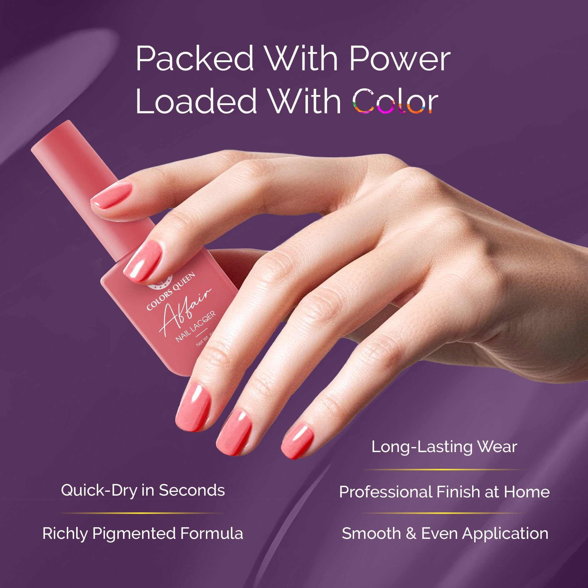 Nail Affair Nail Polish – Bold Colors  | 13ml